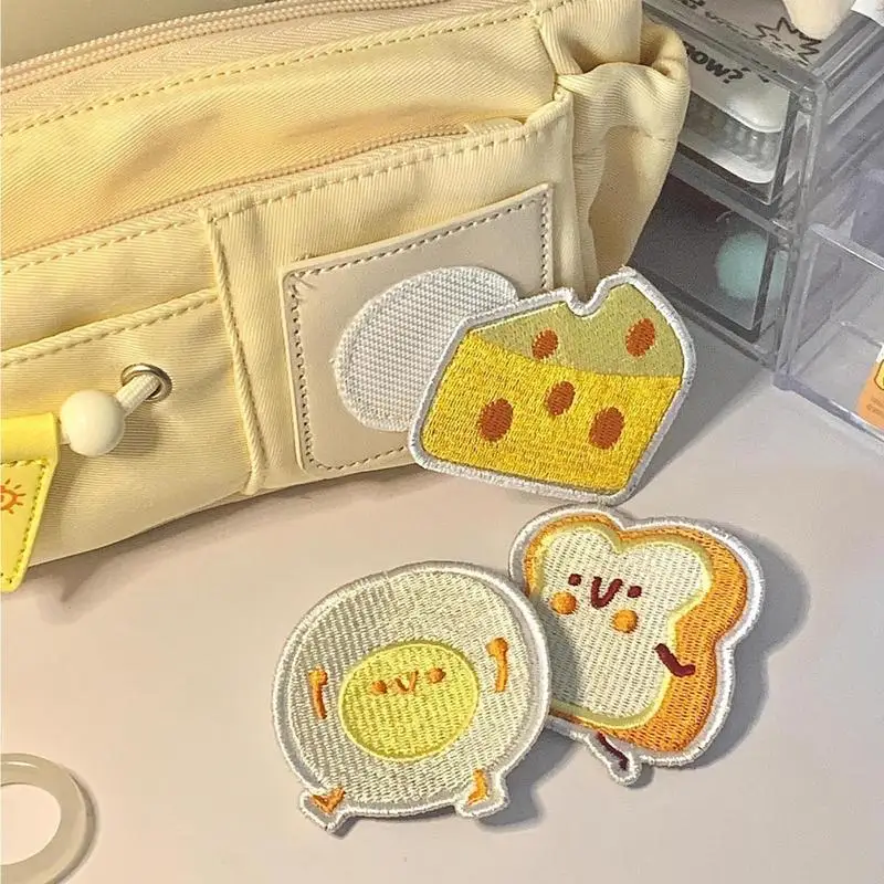 กระเป๋าดินสอพร้อมซิปรูปแบบชีส กระเป๋าซิป กระเป๋าซิปสําหรับปากกา กระเป๋าดินสอความจุขนาดใหญ่ กล่องกระเป๋าสําหรับปากกาดินสอ