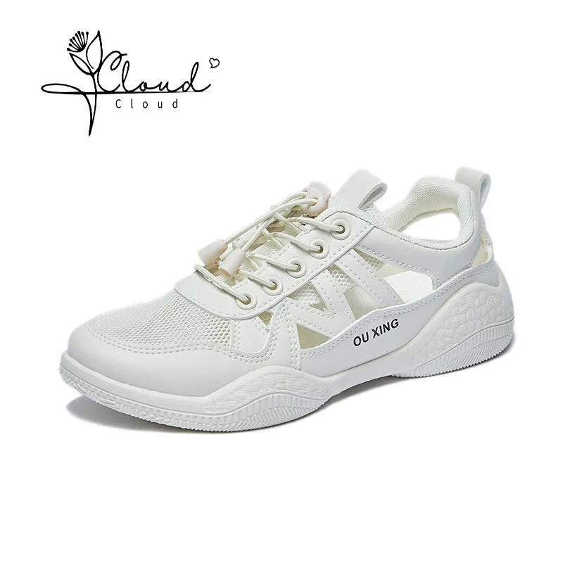 

Instagram Breathable Little White Student Korean Edition Women's Fashion 2024 Summer New Mesh Panel Sports Women Vulcanize Shoes