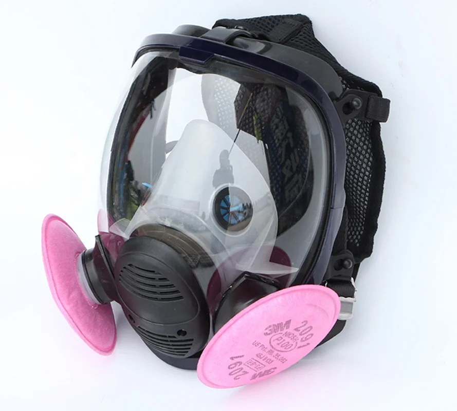 full face anti poison air pollution respirator mask for coal mine