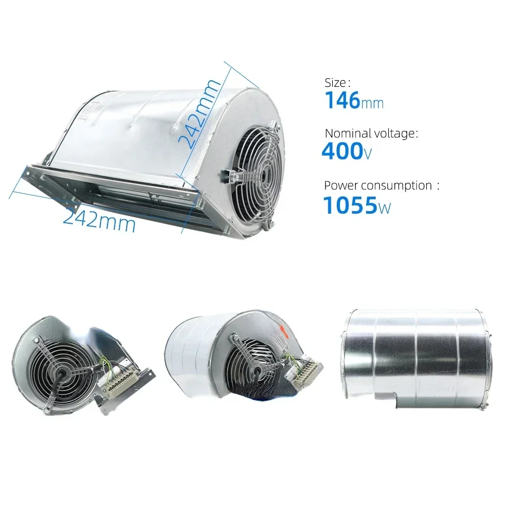 D2D160-CE02-11 230V AC 1.9A 700W 2700 RPM 1205 M3/h centrifugal cooling fan
