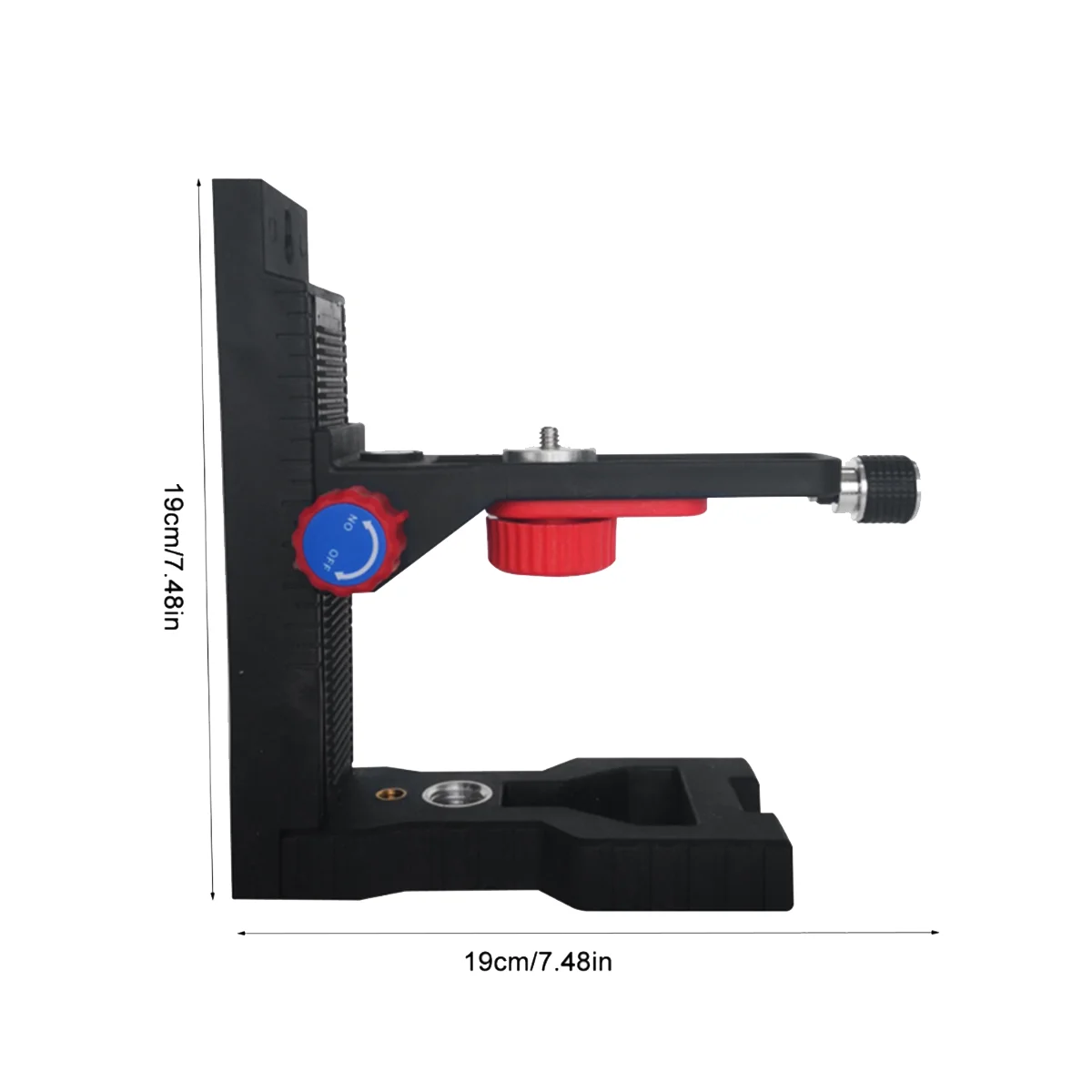 Laser-Level Magnetic Bracket L-Shape Adjustable 5/8Inch Mount Adapter Line Laser-Positioning Base