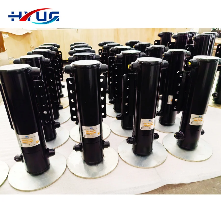 Double Acting Hydraulic Cylinder, Steel 100 kg DC AC Motor, Caravan Self-leveling System, Heavy Duty Industrial Replacement Part
