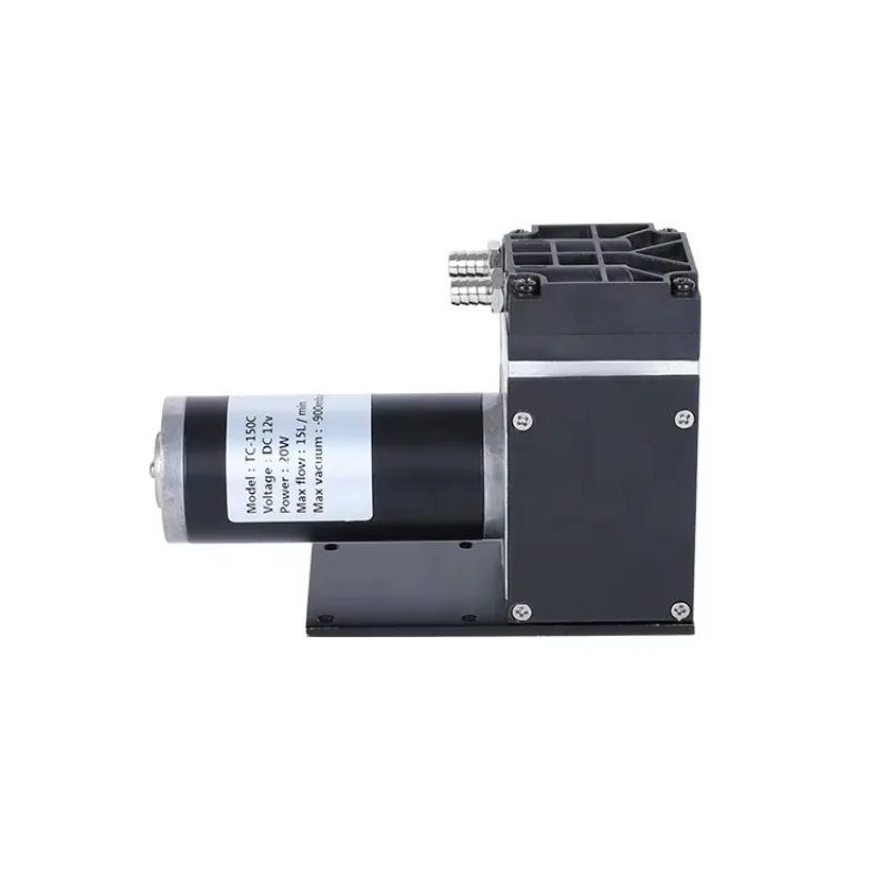 مضخة نقل المياه والسائل الكهربائية الصغيرة للغاية 12 فولت 24 فولت منخفضة الضوضاء 50 وات طاقة OEM مضخة هواء وفراغ قابلة للتخصيص"