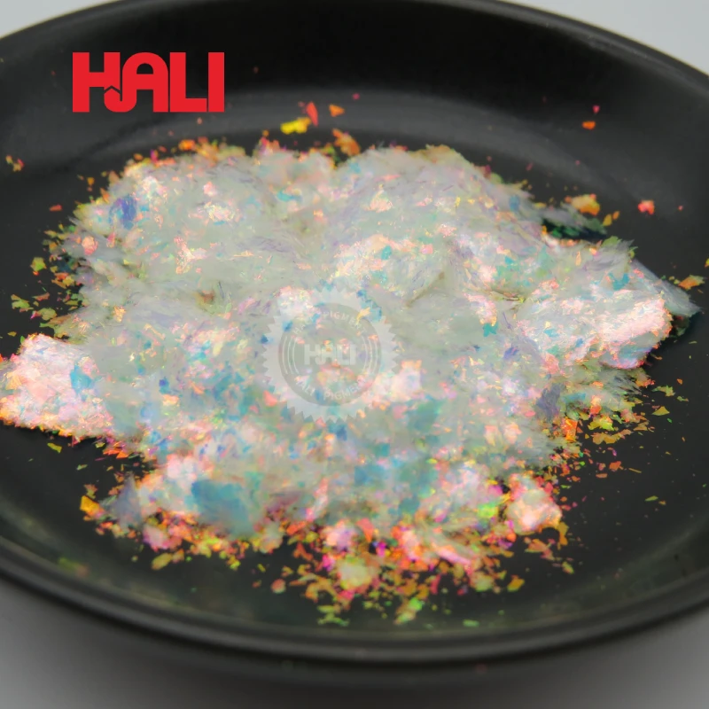 1G/Jar Chameleon Flakes Holographic Aurora Magic Mirror Flake Pigment Irregular Nail Foil Flakes Item:HLCF-12