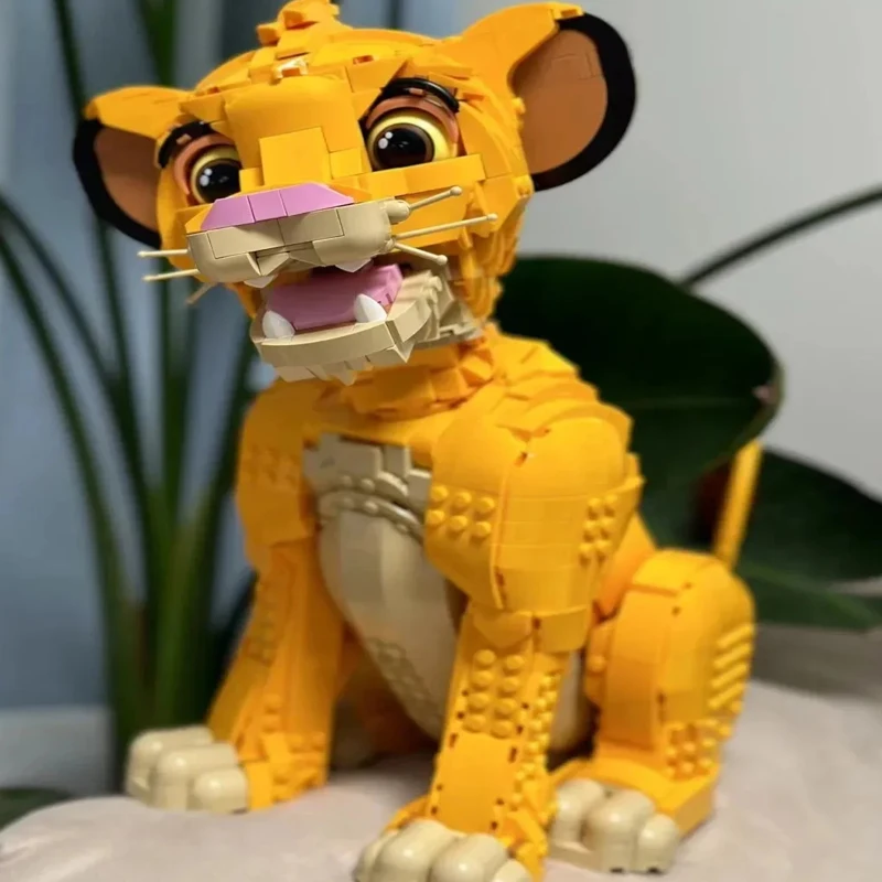 

LYGIL 1445PCS Creative Hot Animal Cub King Simba 43243 Model Puzzle Building Blocks DIY Children Assembly Toys Gifts