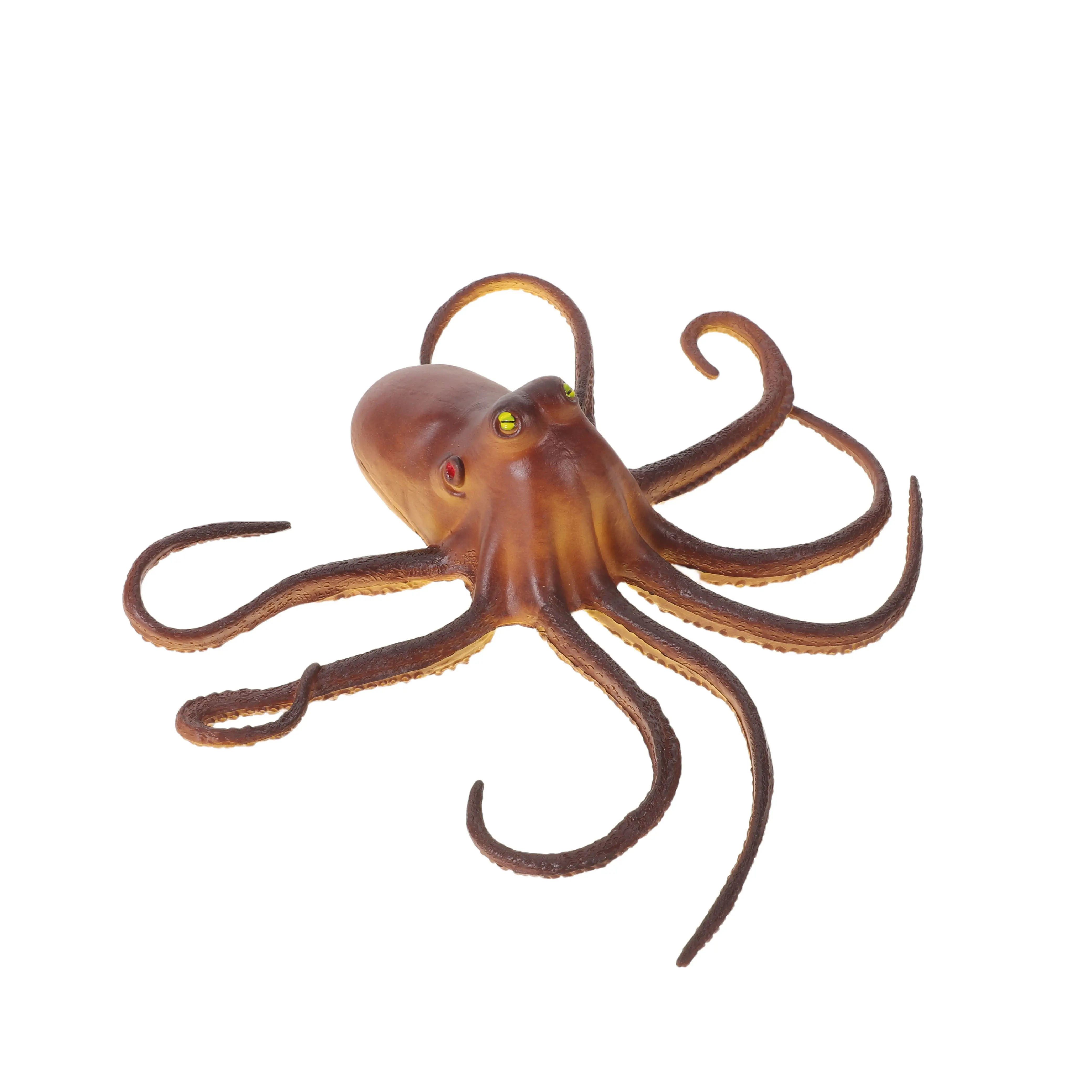 

Реалистичный пищащий осьминог: мягкая имитация морского существа для изучения океана, развивающая игрушка для детей, сувениры для вечеринок