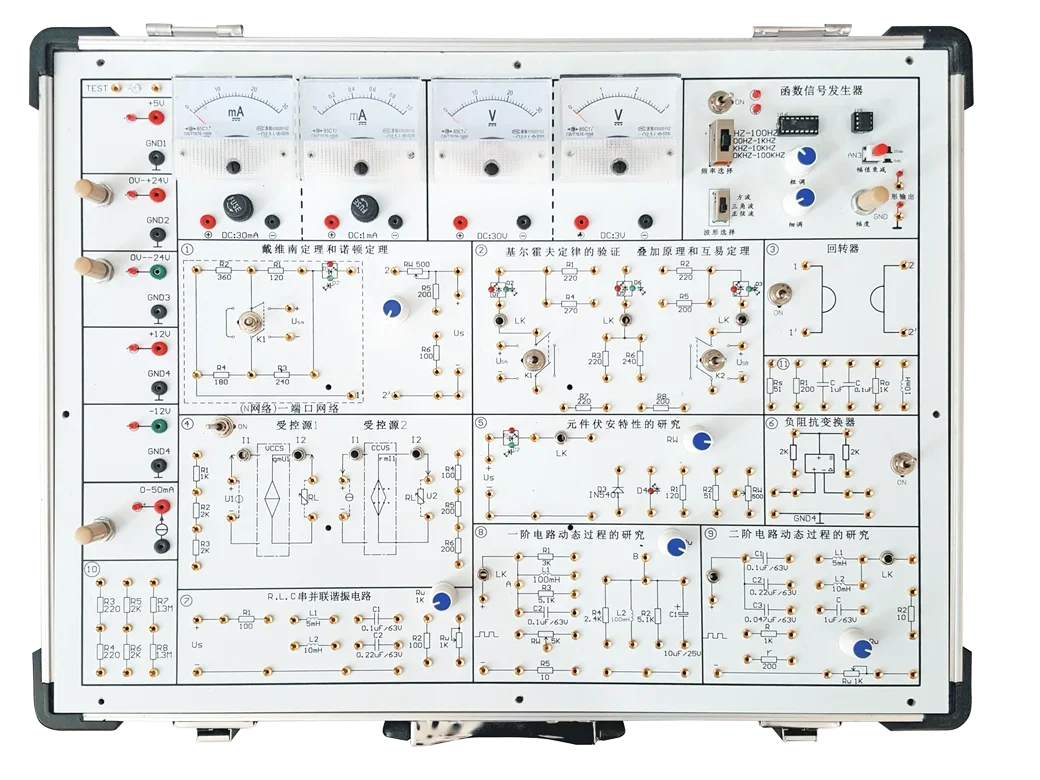 Portable Digital Electronics Circuit Principle Trainer Electrical Engineering Educational Equipment for Vocational School