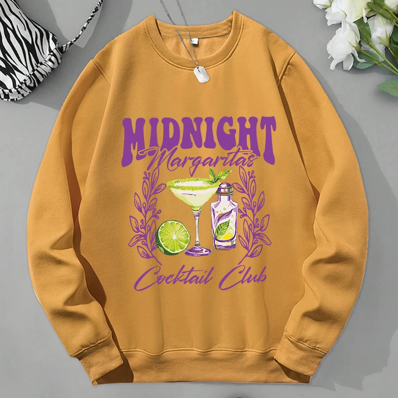 

Midnight Margaret Cocktail Club Print Male Sweatshirts Fashion Street Pullover Autumn Soft Sweatshirts Casual Warm New Male Tops