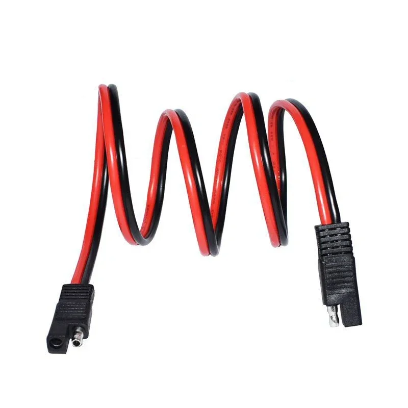 12AWG 90cm SAE Extension Cable SAE to SAE Quick Disconnect Wire Harness SAE Connector for Solar Panel Battery Cars Tractor