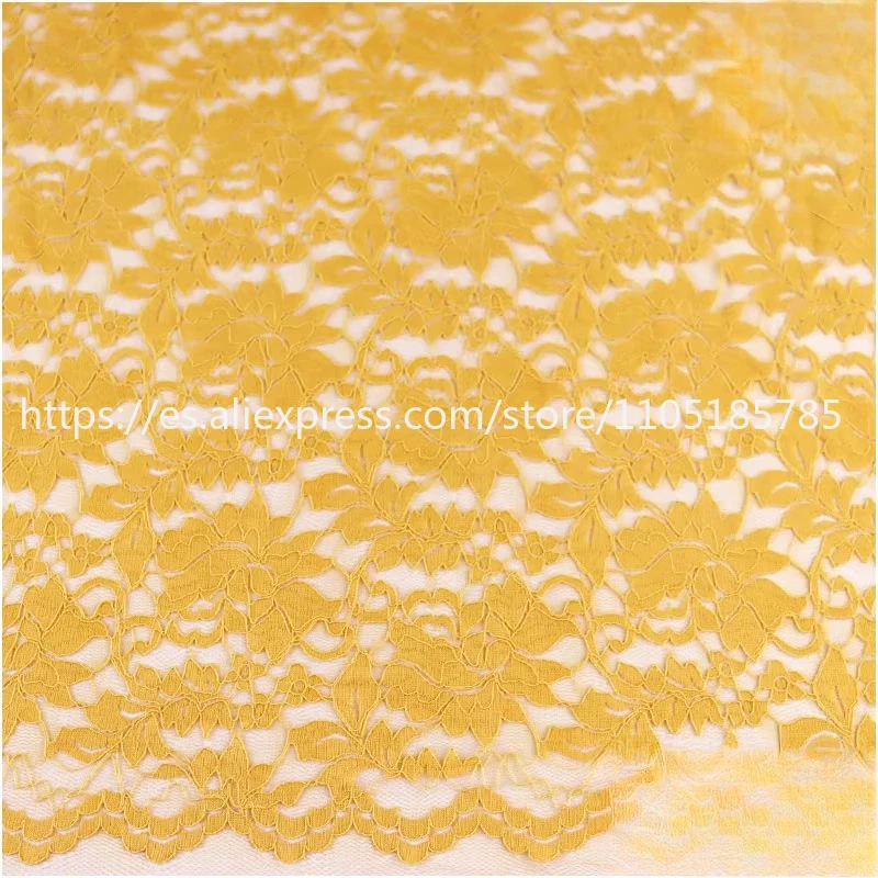 French Style Soft and Comfortable  Elastic Lace Decal Fabric  Handmade Wedding Dress, Dress  Background Decoration Accessories