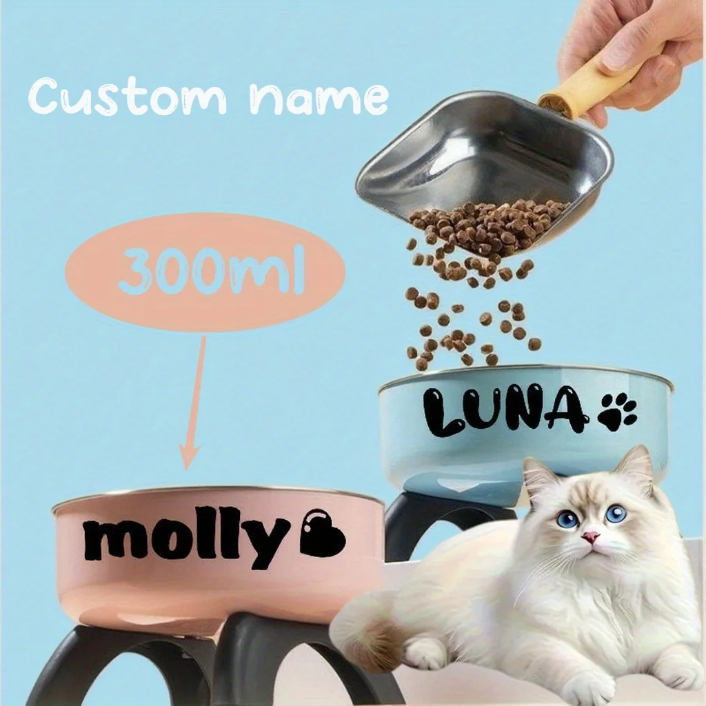 

Custom Non Slip Neck Protection Pet Bowl Anti Choking Anti Spill Dog Cat Feeding Bowl Durable Pet Food Water Feeder Pet Supplies