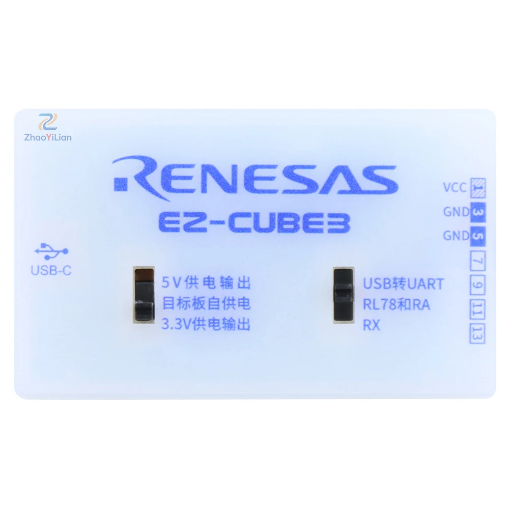 For EZ-CUBE3 CYRCNEZCUBE03 Renesas MCU Debugger Programmer For RA RL78 RX Series SWD UART Download Tool