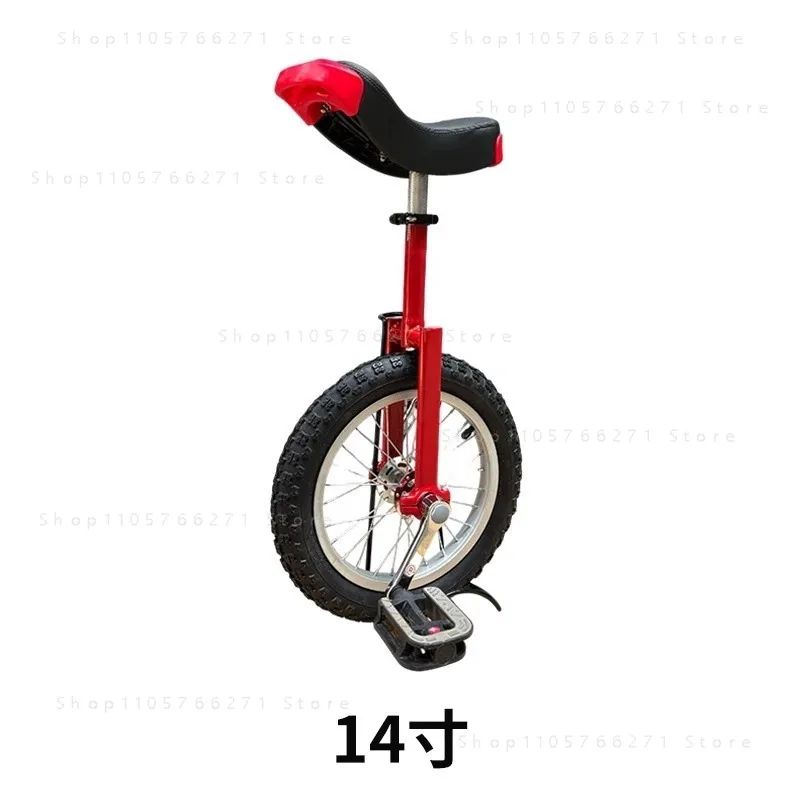 14 Inch Unicycle for Teens & Adults   All-Terrain Design for Freestyle   Commute & Skill Practice   Adjustable Seat