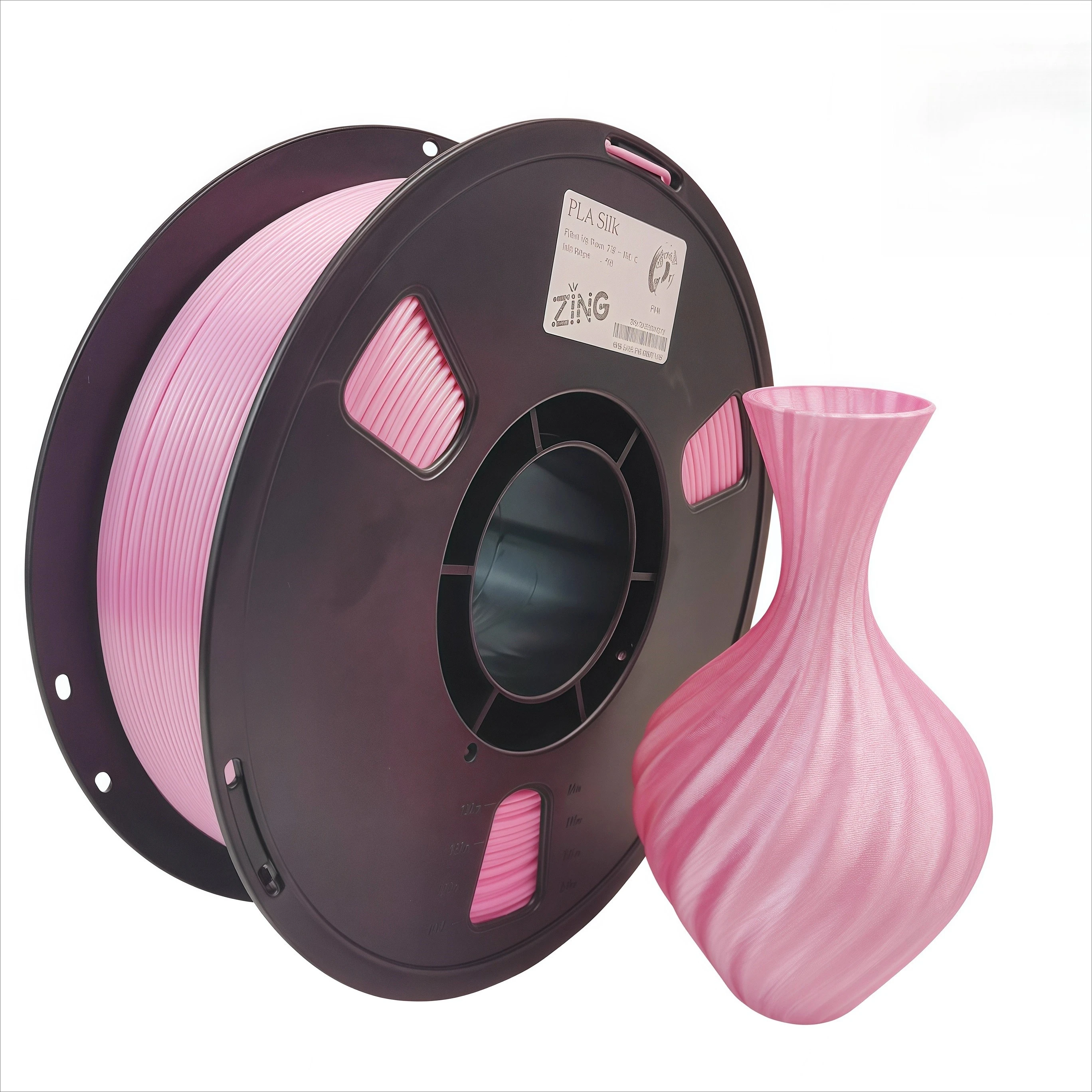 مستهلكات حريرية للطابعة ثلاثية الأبعاد من Veekaft PLA، خيوط أحادية اللون بلون موحد، FDM عالية السرعة غير موصولة، 1.75 مم