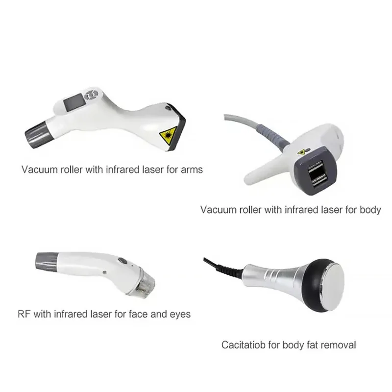 

4 in 1 Body Shape Portable Candle Slimming Roller Beauty Machine/Cavitation+Vacuum+Infrared Light+Weight Loss Roller