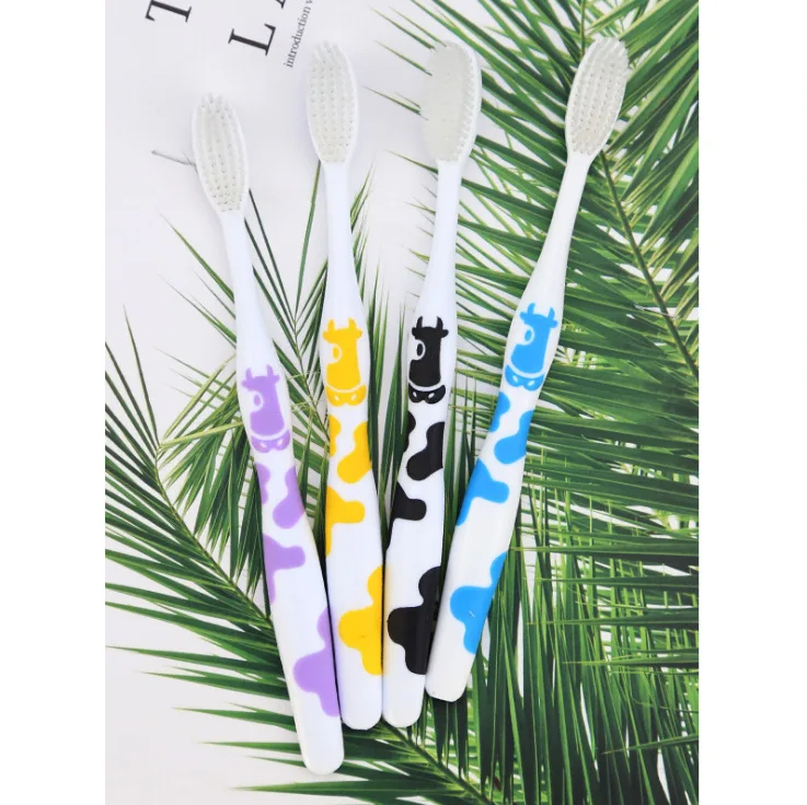 High density filament adult soft bristle toothbrush family size toothbrush