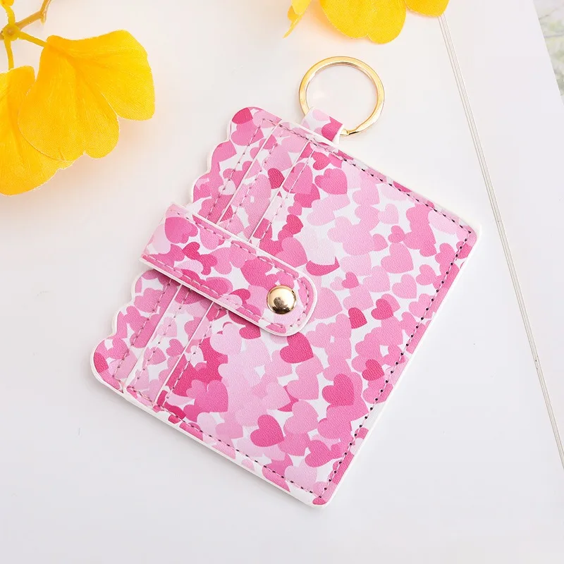 

Heart Print Credit Card Bag Cute Card Bag Coin Purse Walllet for Women