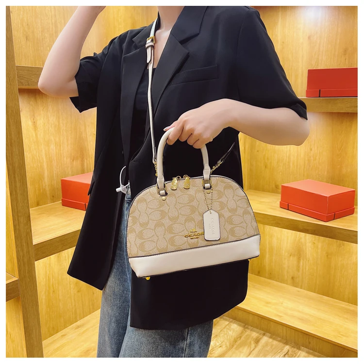 Elegante bolso bandolera de cuero para mujer, bolso de mano cruzado, bolso de diseño, bolso tipo tote, moderno y lujoso.