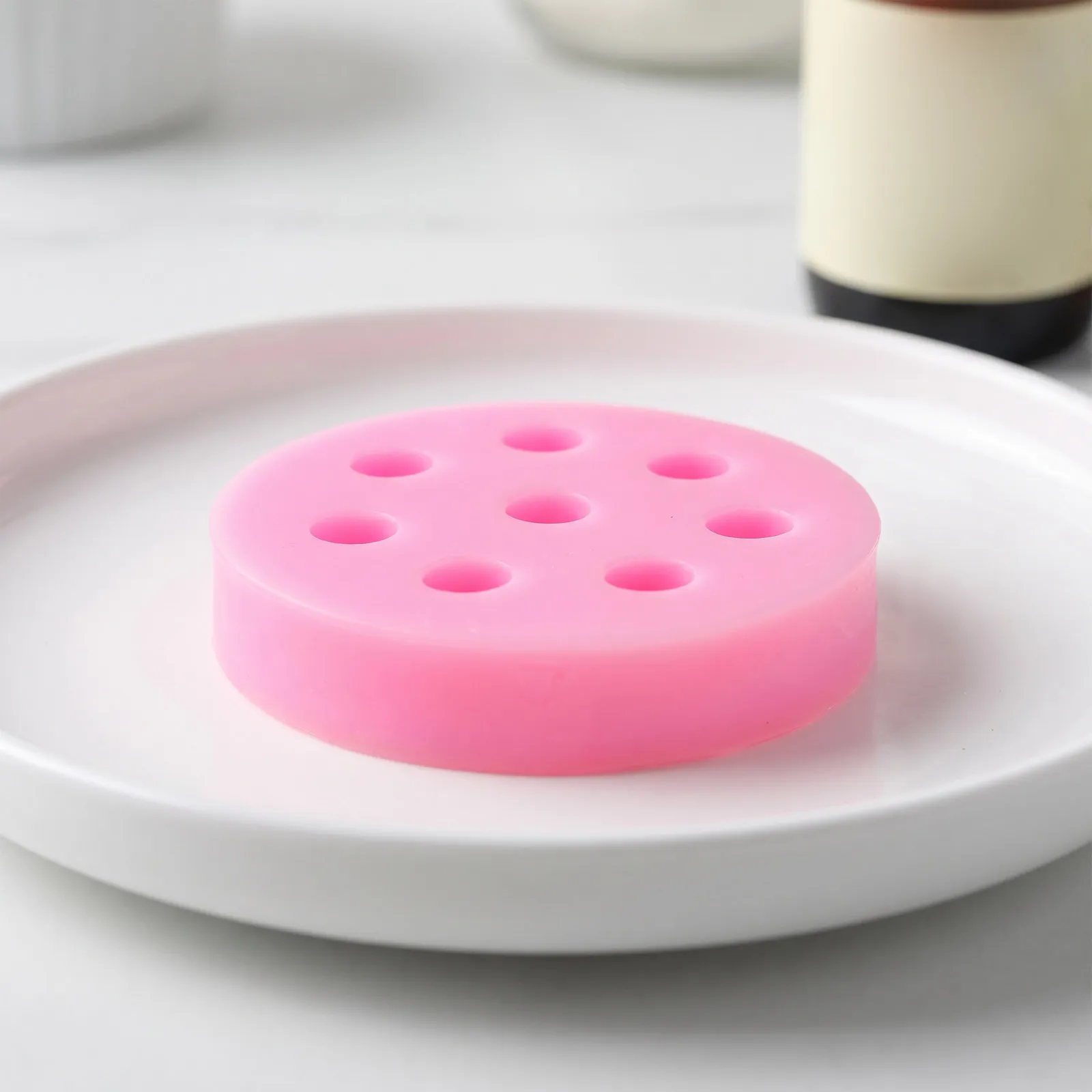 4PCS 3D Blueberry Silicone Mold 8 Cavity Berry Cake Topper Mold Fondant Candy Chocolate Baking Decoration Non Stick Tool