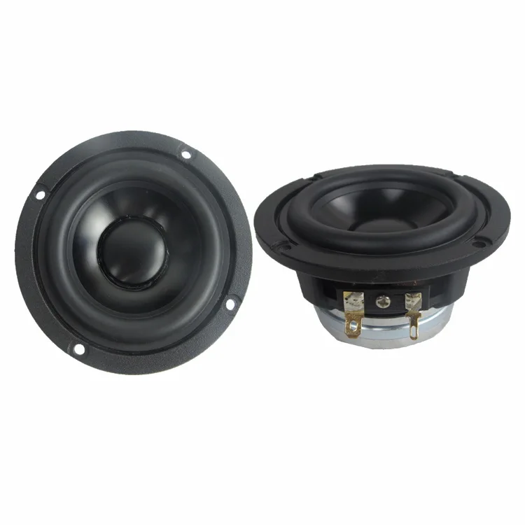 New Hifi IPX-8 Waterproof 3 Inch RMS Power 20W 4Ω/8Ω Optional 87DB Black Aluminum Basin Rubber Edge Full Range Neodymium Speaker