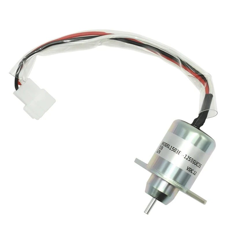 Super Sale 1503ES-12S5SUC5S Fuel Shut Off Solenoid 119653-77950 M806808 for Yanmar 3TNE84 3TNE88 4TNE84 4TNE88 Engine 12V