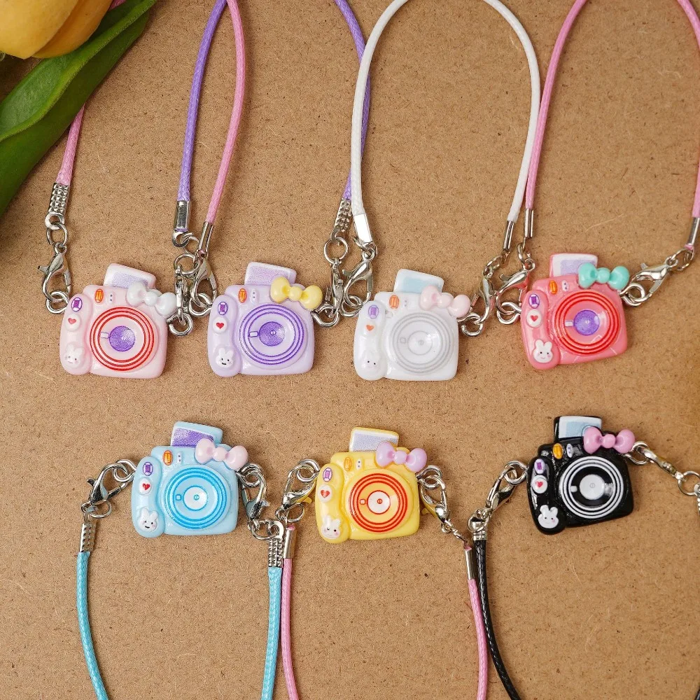 

Mini DIY Camera Dress Up Plush Toy for Labub Cute Cartoon Mini Pendant Dollhouse Accessories for Plush Doll Neck Decoration