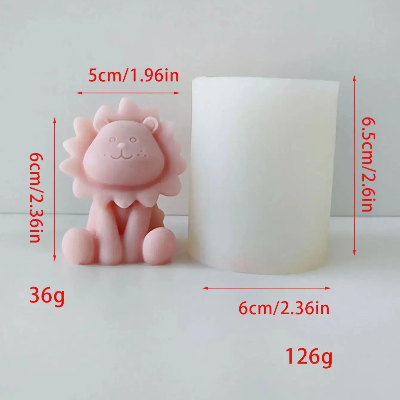 3d three-dimensional lion hand soap mold, liquid fondant cake mold candle silicone mold aromatherapy plaster decoration tool