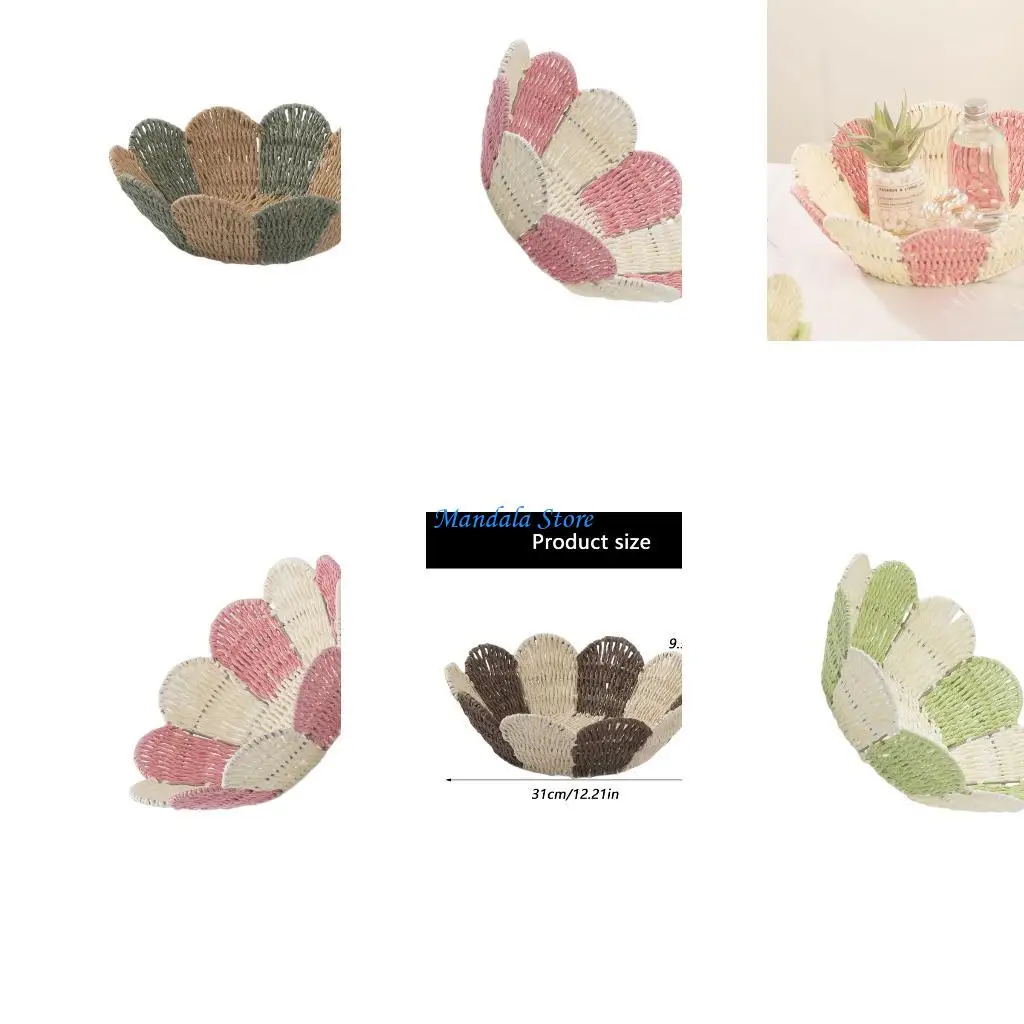 

U2JC Decorative Environmental Storage Solution Combining Handicraftsman Paper Weaving And Strong Metal Framework