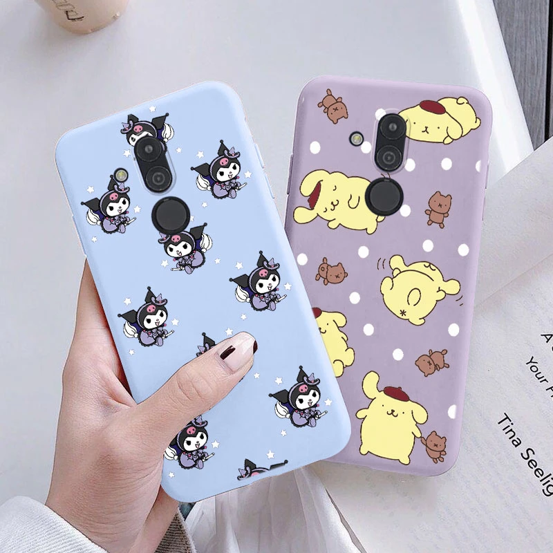 for Huawei Mate 20 Lite Mate20 20lite Phone Case Cute Kuromi Melody Pom Pom Purin Cinnamoroll Kitty Cat Anime Soft TPU Cover