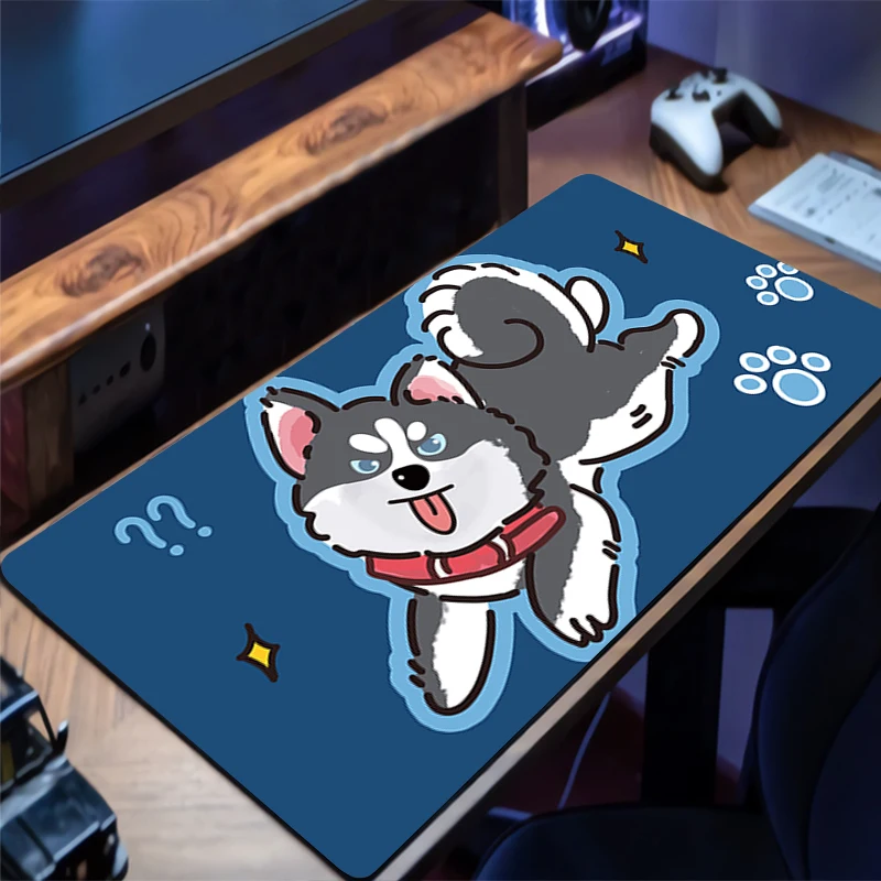 

Gaming Mouse Pad Anime Gamer Keyboard Pad Cute Cartoon Cat Desk Mouse Mat Speed Rubber Cartoon Motbook Computer PC Mousepad