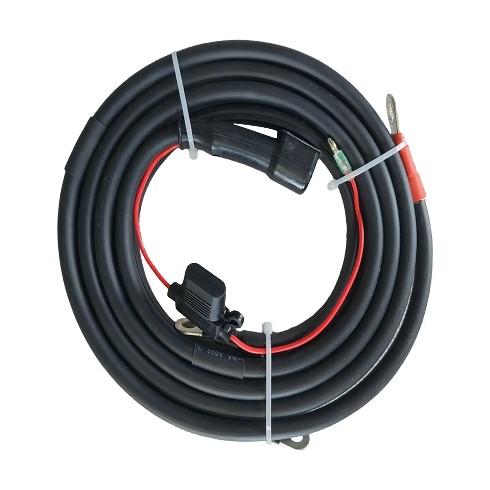 

Battery to Starter Motor Cable Wire Harness with Fuse, Replacement Connection