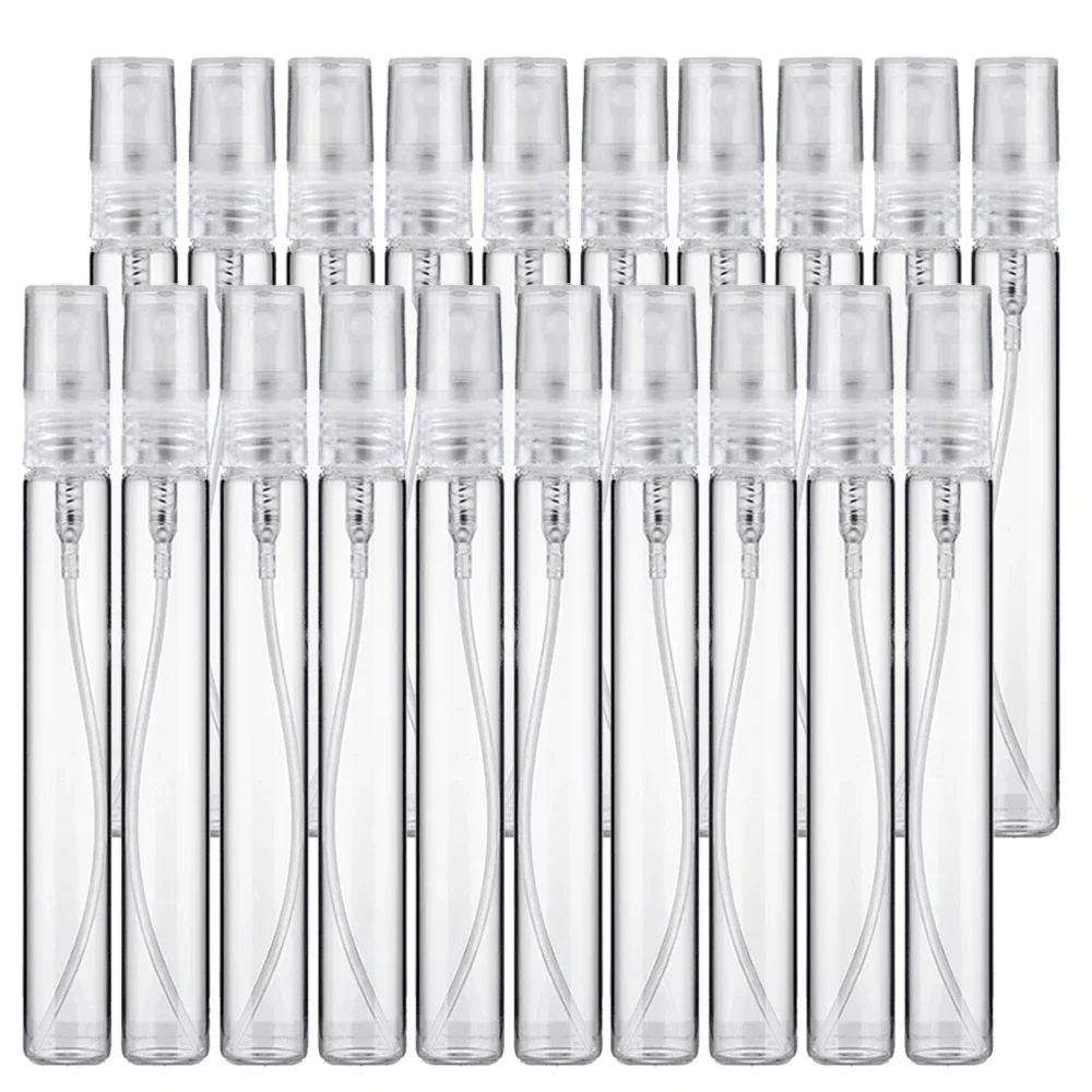 8/16PCS Bottiglia di profumo Bottiglia spray riutilizzabile in vetro portatile Contenitore atomizzatore Bottiglia da viaggio con pompa di profumo da donna
