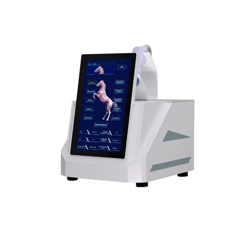 Animal Recovery Focused Shockwave Therapy Equipment Portable Shock Wave Machine for Horse Injury Treatment CE Certified 1