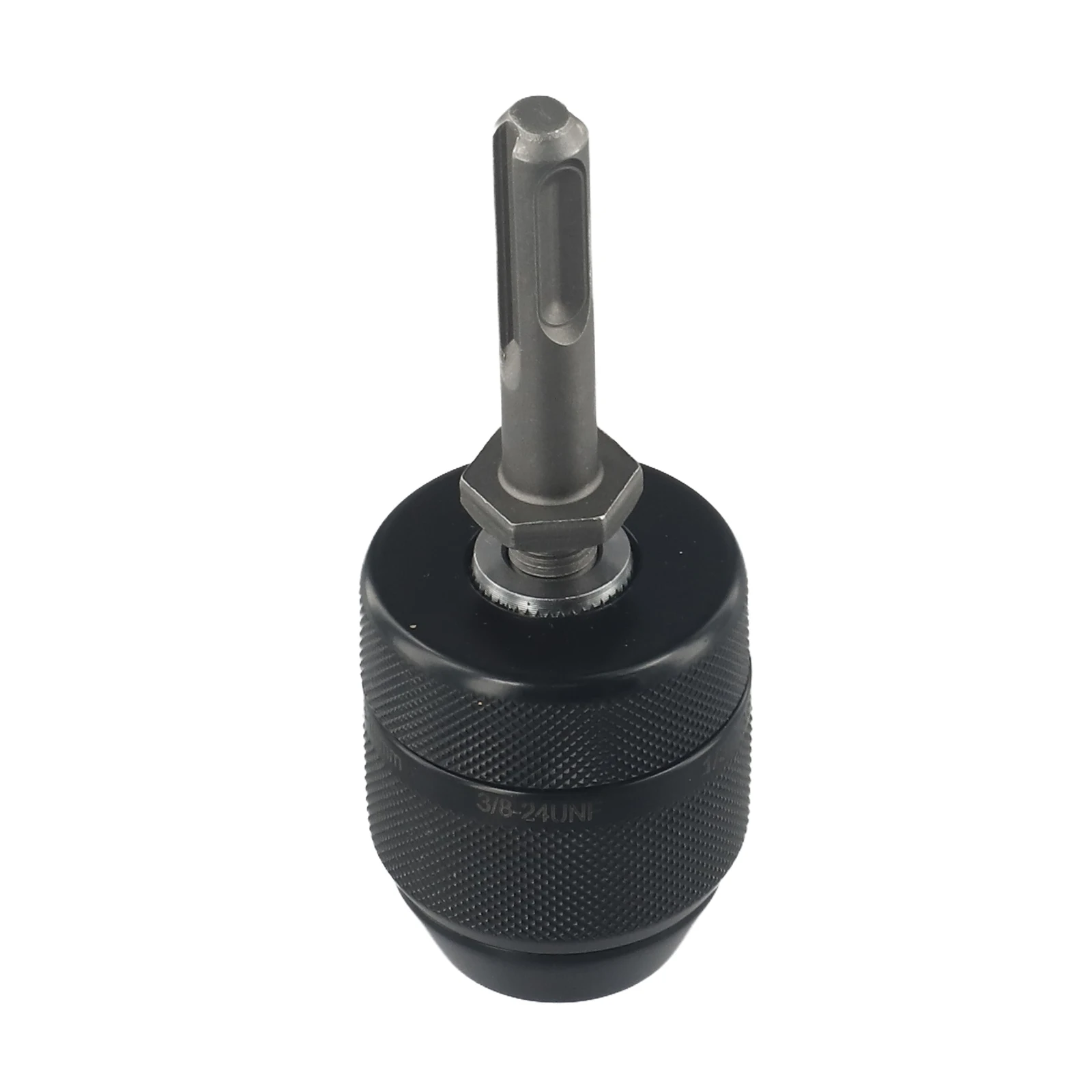 

Keyless Metal Drill Chuck Metal Keyless Lathe Drill Chuck Adapter Tool Accessories Converter Adapter 3/8-24UNF 0.8mm-10mm Tools