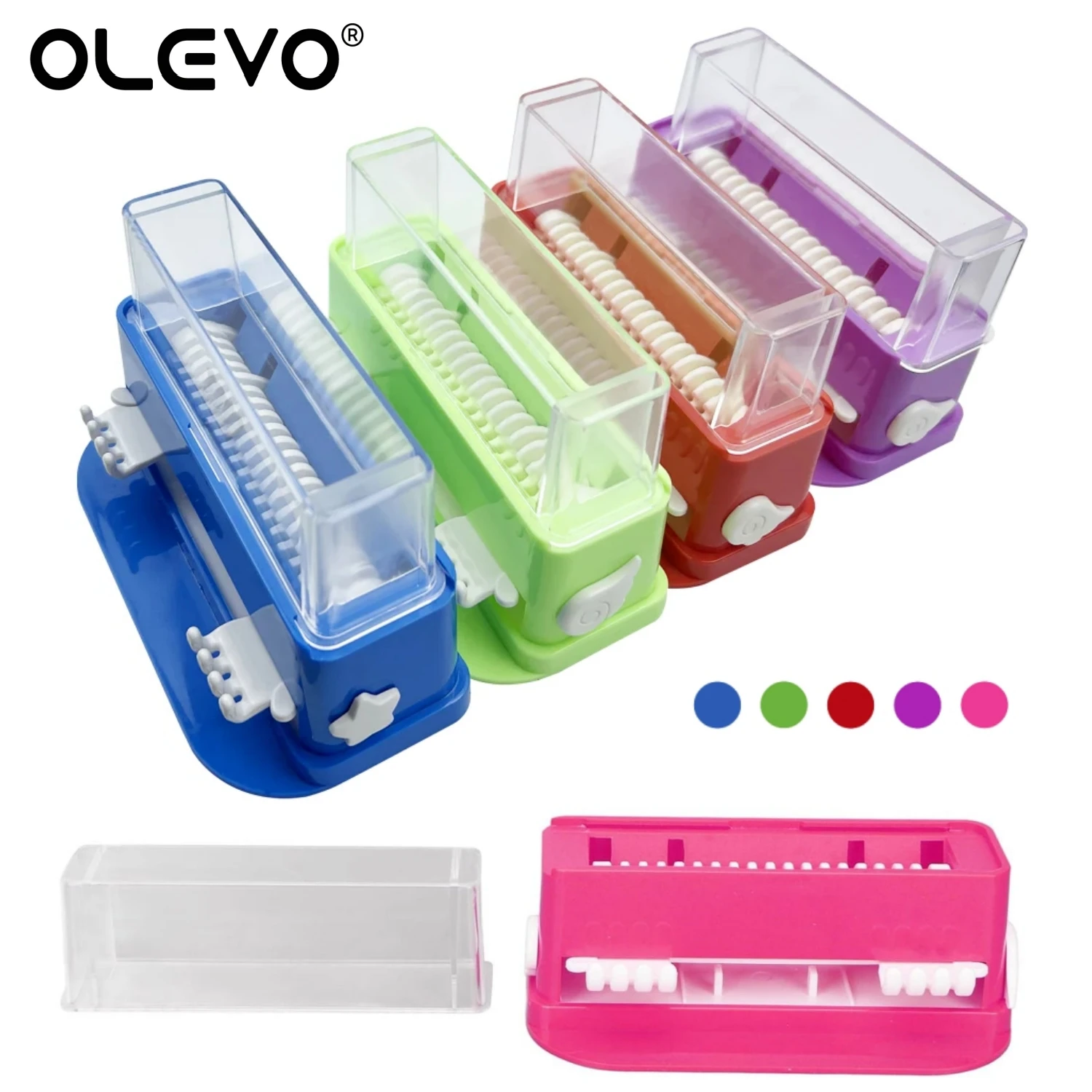Dental Micro Applicator Dispenser Holder Disposable Brush Stick Storage Box Cotton Tip Container Case Dentistry Organizer Tools