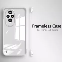 Frameless Slim Clear Hard Back Cover Case On For Honor 200 Pro Honor200 Pro 5G ShockProof Coque Phone Cases