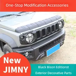 Off Road 4x4 Car Exterior Accessories Shield Sand Block Engine Cover For 2019+ SUZUKI Jimny JB64 JB74 Front Stone Deflector Hood