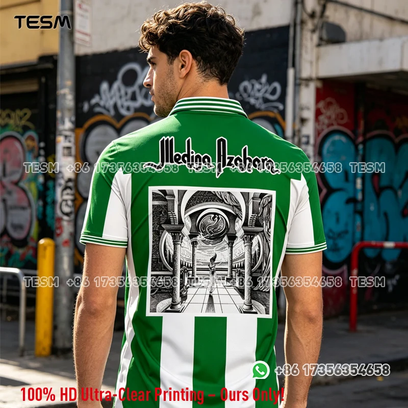 Spanish Retro Rock 3D Print Polo Shirt Breathable Short Sleeve Turn-down Collar Sportswear Family Matching Outfits Training Tops