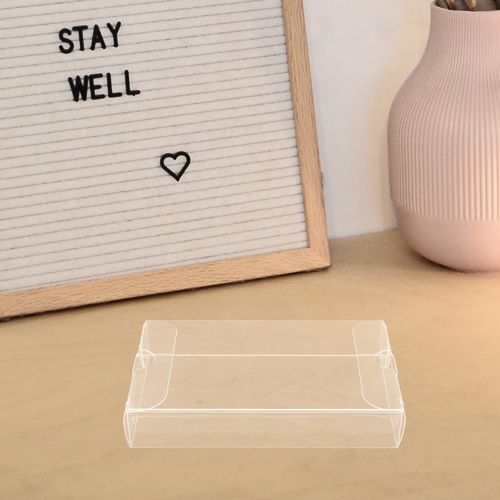 Contenedor de almacenamiento de cinta de casete de plástico transparente, organizador portátil impermeable a prueba de polvo de alta transparencia para entusiastas, 10 Uds.