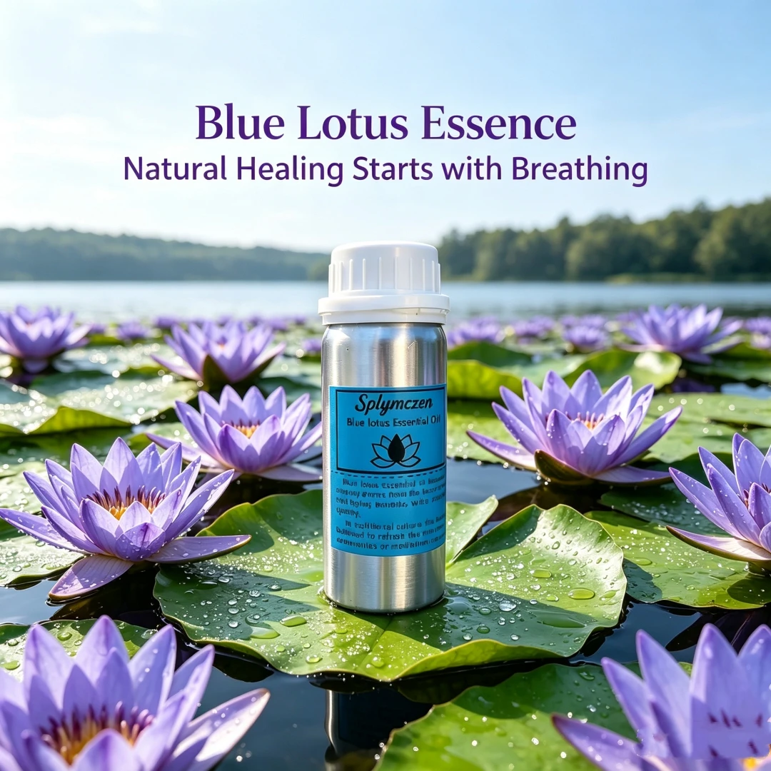 20ml/100ml, Aromatherapy Oil 100% Pure Undiluted Blue Lotus Essential Oil for Diffuser, Candle & Soap Making, Household Fragranc