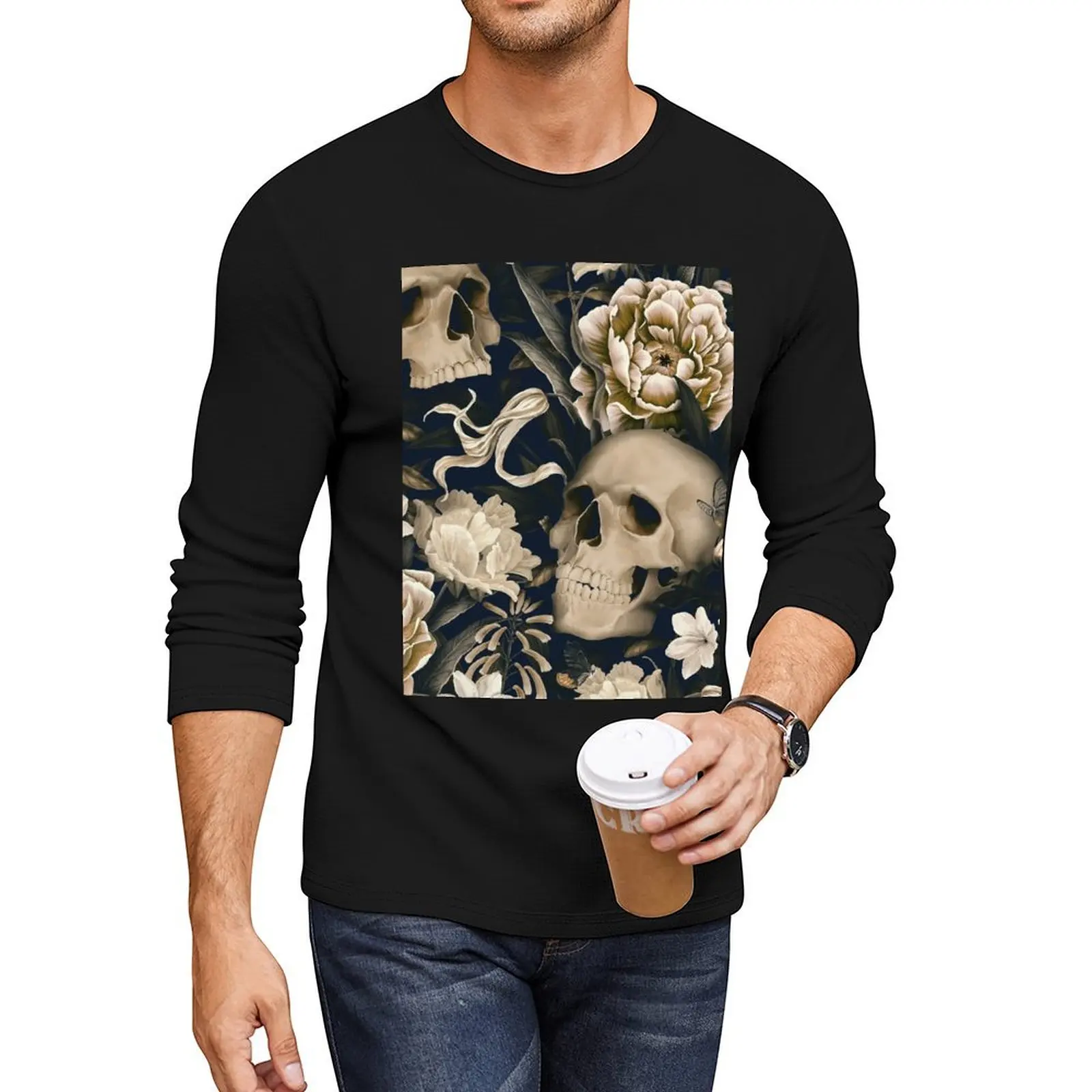 Gothic Garden Long T-Shirt graphics t shirt t shirt man sports fan t-shirts funny t shirts for men