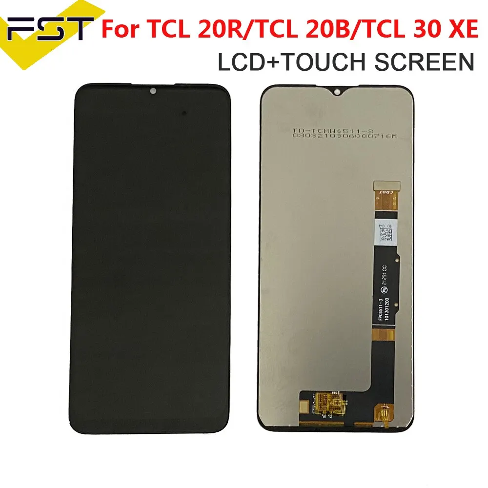 Original T767H LCD For TCL 20R 5G 20XE Display LCD Touch Screen Digitizer Assembly for TCL 20B 6159K 30 XE 5G T767W 20 XE 5087Z