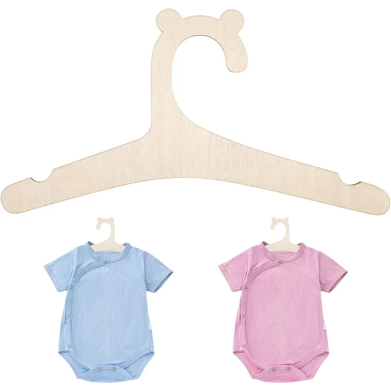 Baby Clothes Rack Cute Bear Wooden Children Clothing Hanger Home Girl Princess Room Nursery Decor for Kids Present