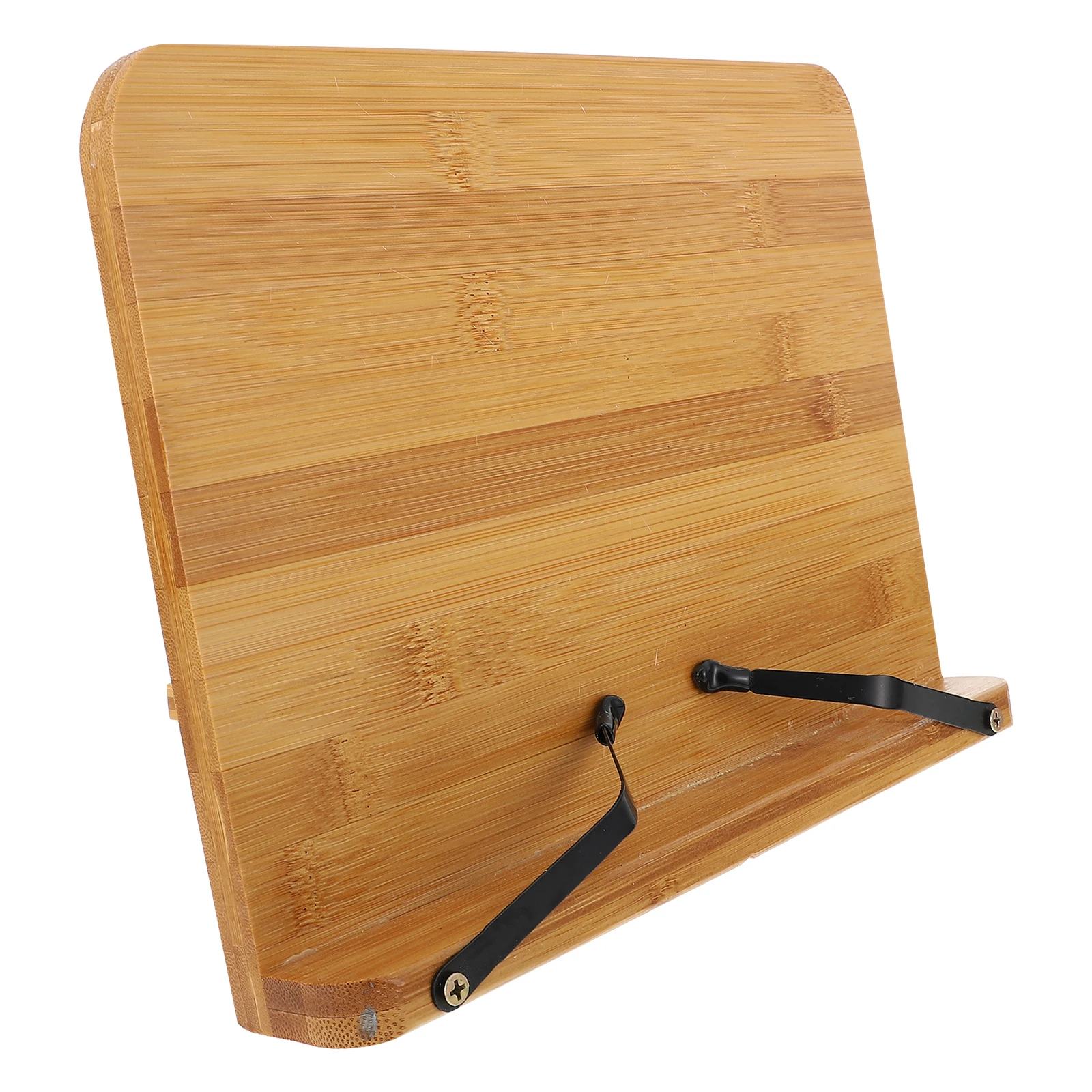 

Bamboo Reading Rack Small Desk Bookshelf Laptop Stand Portable Document Holder Simple Student Use Home Office Classroom Library