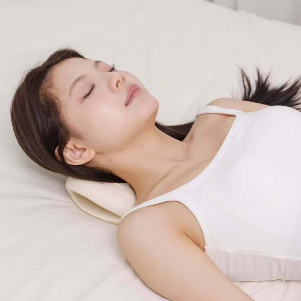 Ergonomic W-Curve Butterfly-Shaped Chiropractic Pillow Acupressure Massage Nodes Neck and Shoulder Relaxer