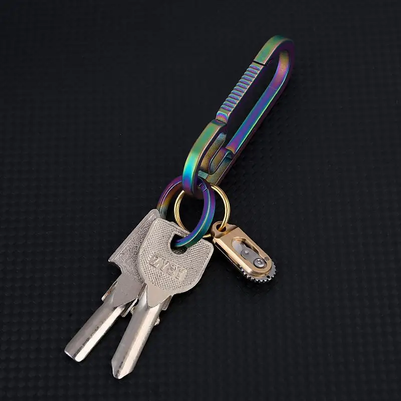 Outdoor Camping Pocket Knife, Portable Mini Brass Claw Keychain, Quick Disassembly Device