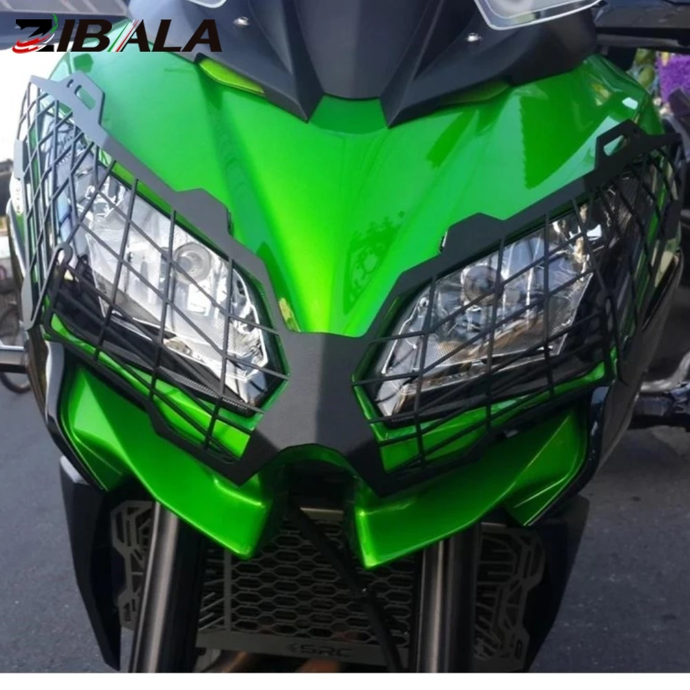 FOR Kawasaki Versys 1000/KLE1000 2019--2021-2022-2023 Motorcycle Accessories Headlight Protector Guard Grille Cover Protection