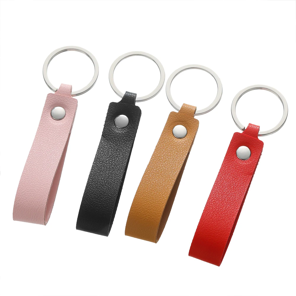 5pcs/lot PU Leather Bag Keychain Women Girls Accessories Bag Key Car Key Chain Gift  For DIY Keyring Pendant Jewelry Accessories