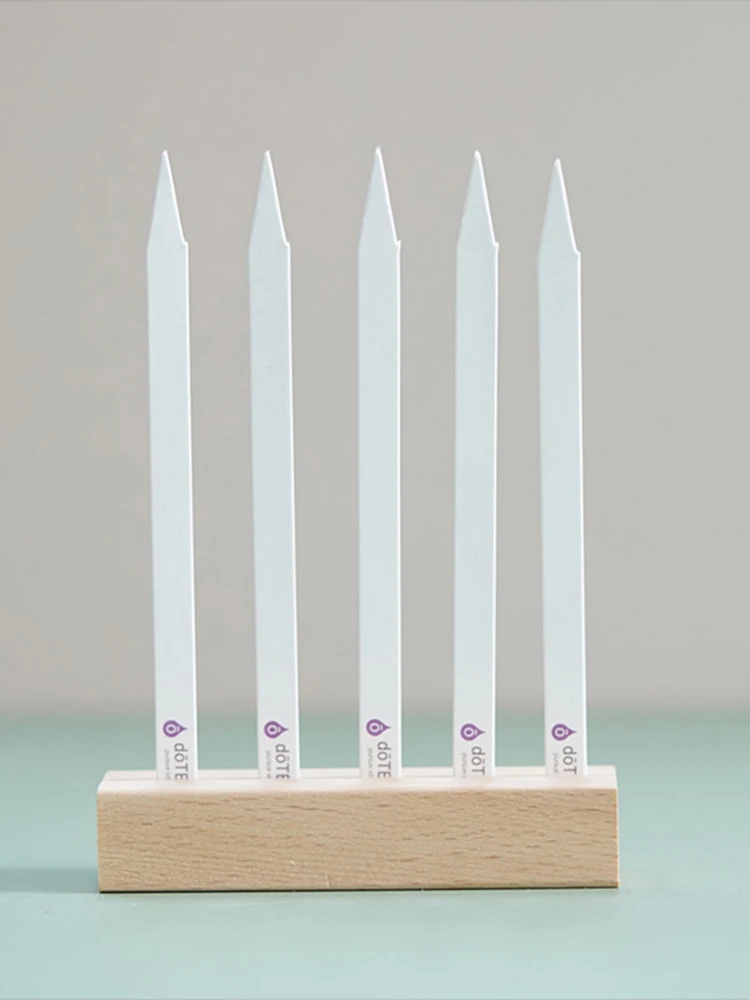 Testeur d'huiles essentielles de parfum de Table en bois, 1 pièce, support de bande de papier, présentoir, pinces, Clips en papier d'aromathérapie, décoration