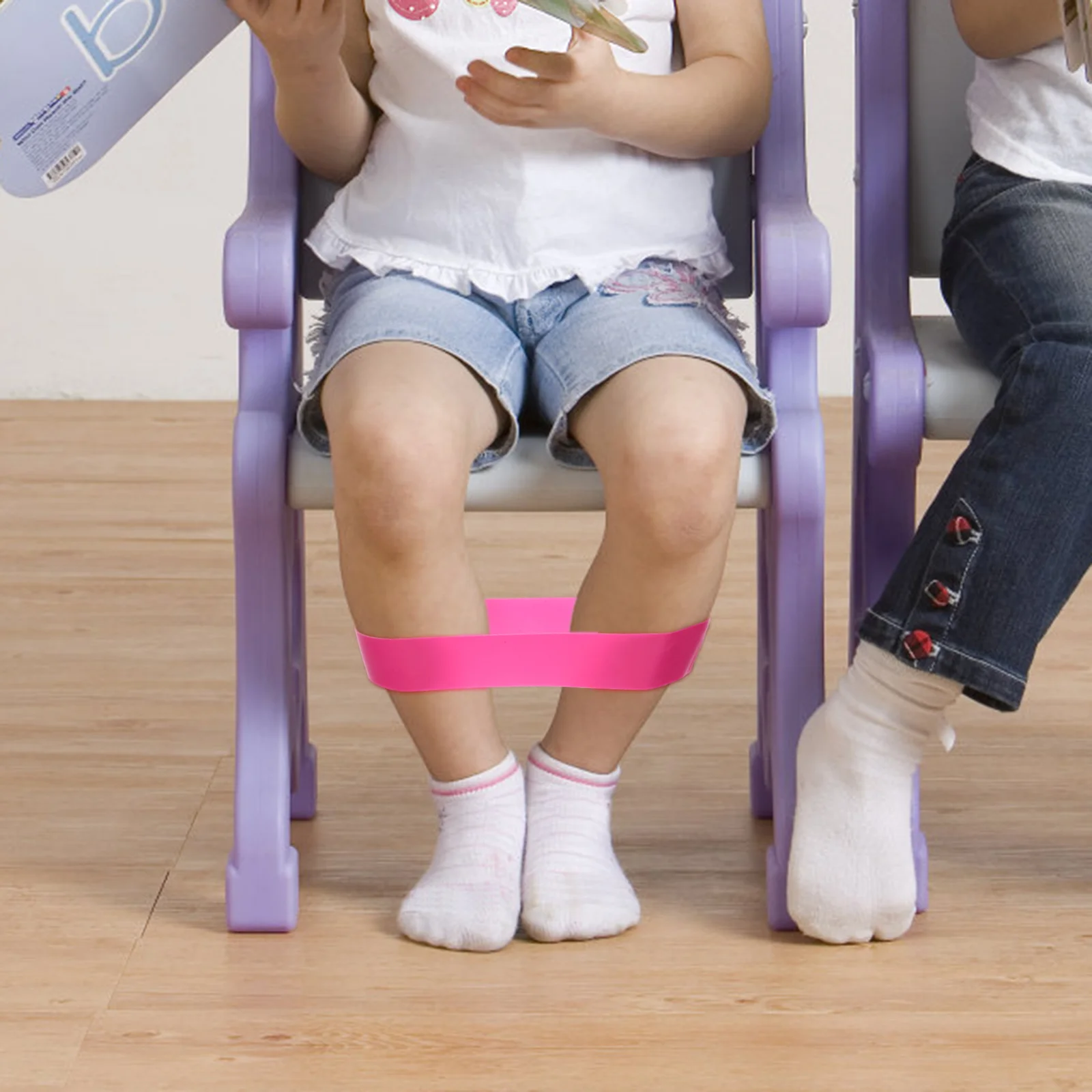 Imagem -03 - Bandas Elásticas Flexíveis para Mesa e Cadeira Adhd Bandas Relaxantes para Pernas Pés Inquietos Assentos em Sala de Aula Pcs